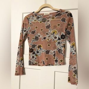 Sheer crop top